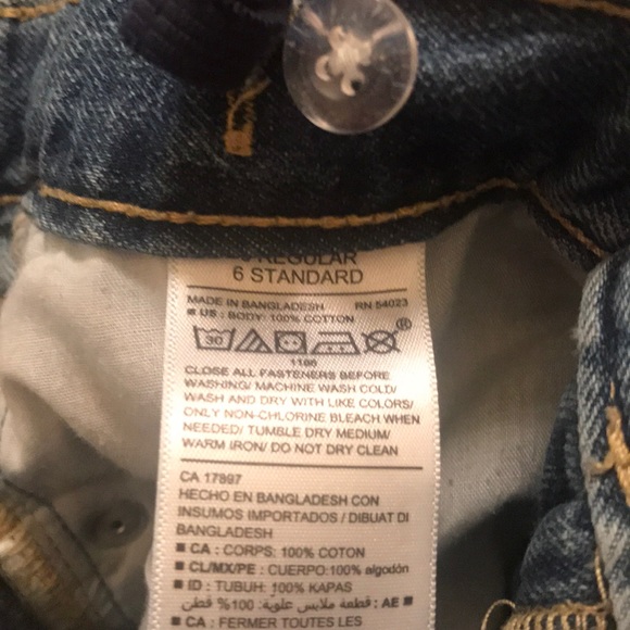 Boys Old Navy jeans boot-cut size 6 regular - Picture 4 of 4